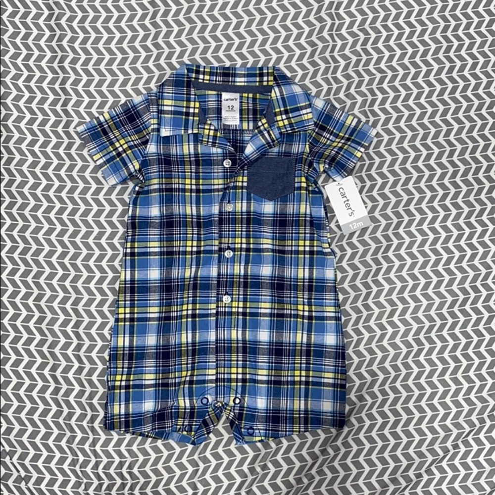 (NWT) Boys Carter’s Short Sleeved One Piece